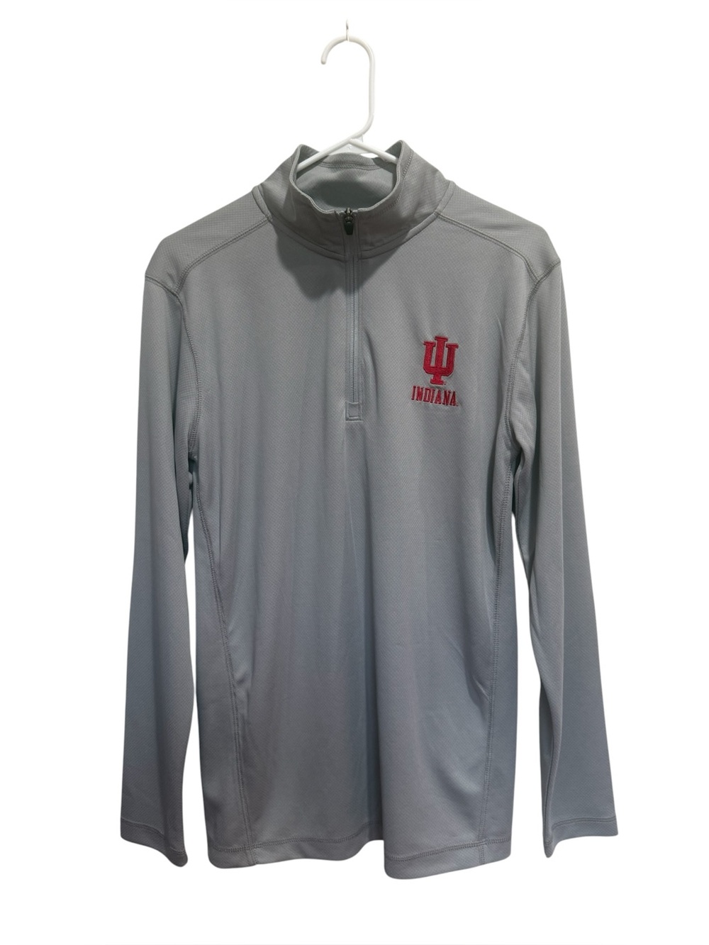 NWT Rivalry Threads Indiana Hoosiers 1/4 Zip Athletic Pullover Gray Men’s Sz S